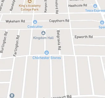 map for Chichester Stores