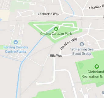 map for Ferring Country Centre