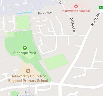 map for Holsworthy Area Sports Pavilion