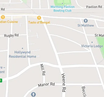 map for Heene Road Surgery