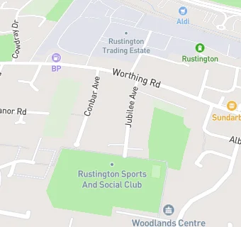 map for Deligo Eatery at Rustington Sports & Social Club