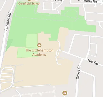 map for Littlehampton Community School,the