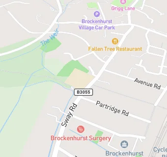 map for Brockenhurst Church of England Primary School & Pre-School