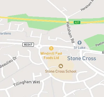 map for Stone Cross Dental Clinic