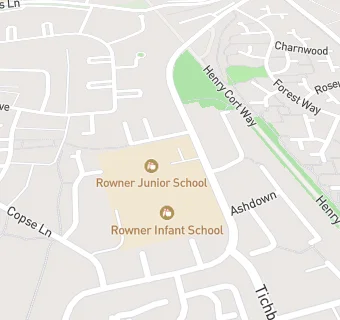 map for Rowner Junior School