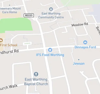 map for IFS Worthing Ltd