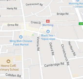 map for Victoria Road Surgery