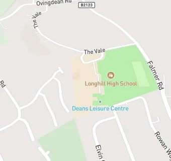 map for Longhill High School