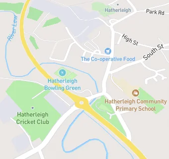 map for Hatherleigh Childrens Centre