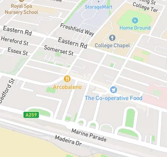 map for Kemptown Cuisine