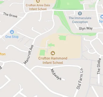 map for Hammond Infants School