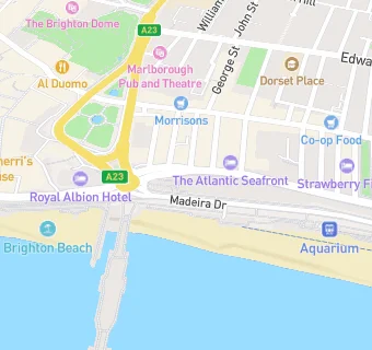 map for Brighton Zip