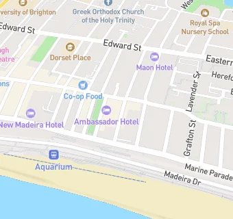 map for Brighton Rocks Wet Sales