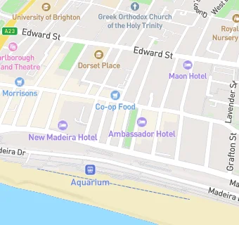 map for Hamptons Hotel