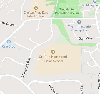 map for Crofton Hammond Infant School