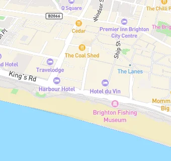 map for Kings Road Rock