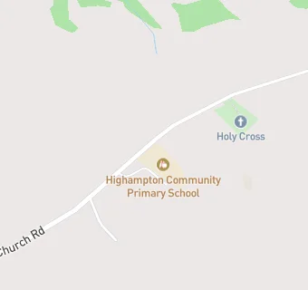 map for Highampton Community Primary School