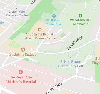 map for Bristol Estate Convenience Store