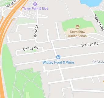 map for Widley Wine Store