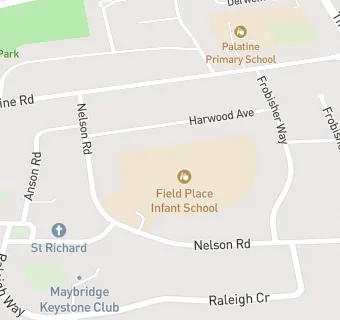 map for Field Place Infant School