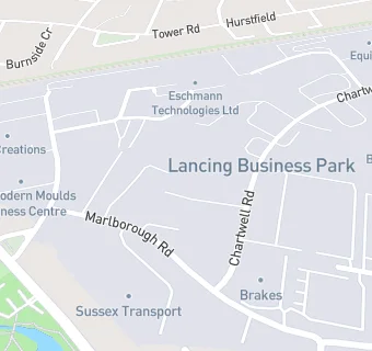 map for Lancing Premier Bakery