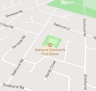 map for Oakhurst Community First School