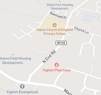 map for Yapton C Of E Primary School