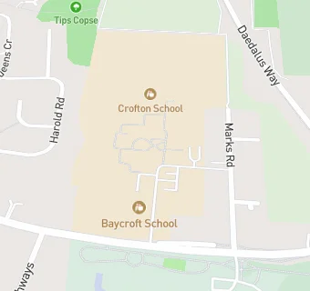 map for Crofton School