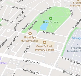 map for Queen's Park Primary School