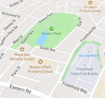 map for Kiosk Queens Park