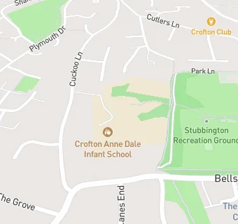 map for Crofton Anne Dale Infant School