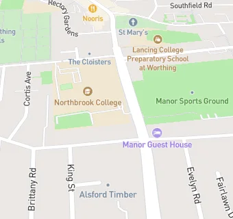 map for Bohunt School Worthing