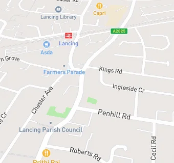 map for New Pond Row Surgery