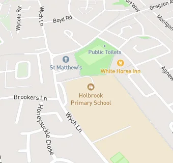 map for Holbrook Infants' School