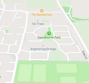 map for Angmering Grange Care Home