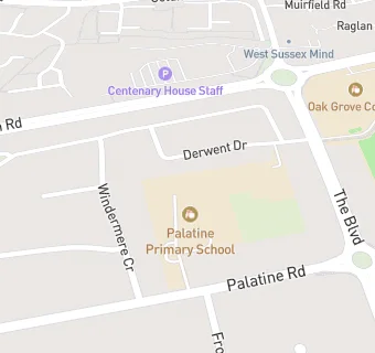 map for Palatine Primary School