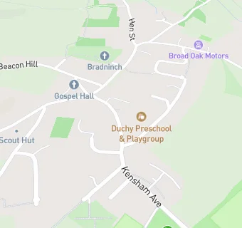 map for Bradninch Surgery