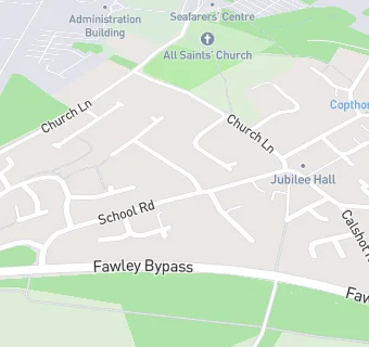 map for Fawley Infant School