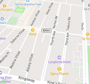 map for The Hove Club