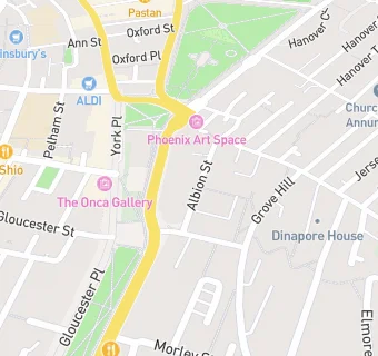 map for Albion Street Surgery