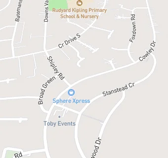 map for Cowley Drive Post Office