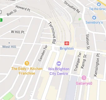 map for Brighton Peace And Environment Centre