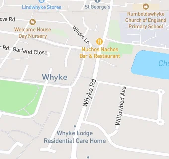 map for Whyke Lodge Residential Care Home