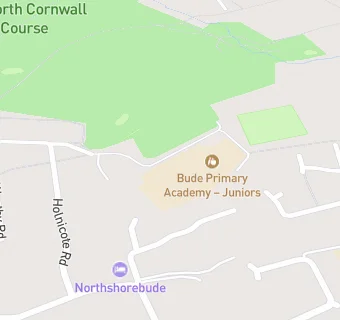 map for Bude Infant School