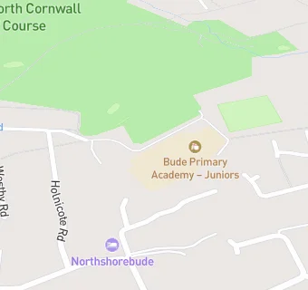 map for Bude Primary Academy - Infants