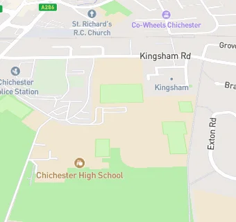 map for Caterlink At Chichester High School