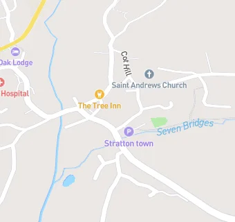 map for Stratton CofE Primary School