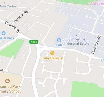 map for Toby Carvery