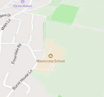 map for Meoncross School