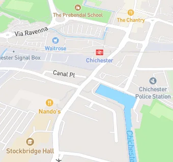 map for Chichester Canal Trading Centre